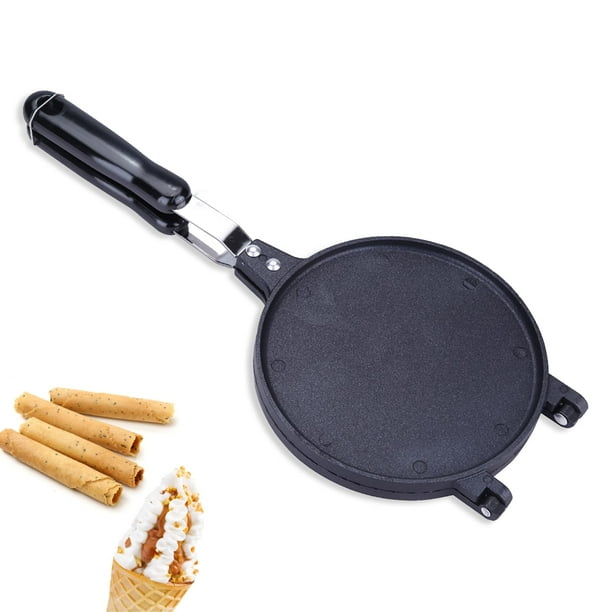 Máquina para Hacer Conos de Gofres, Molde para Panecillos, Molde Antiadherente para Hornear para Moldear Rollos de Huevo
