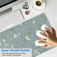 thumbnail image 4 of Long Mouse Pads for Desk,Pioneer Flower Floral Print Pattern Desk Mats on Top Of Desks, Desk Mouse Pad Extra Large with 3mm Non-Slip Base and Stitched Edge for Gaming,Office,Work,Home 31.5"x11.8", 4 of 6