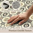 thumbnail image 6 of ODIKA 6'x9' Washable Area Rug Easy Care, Non-Shedding, Vintage Allover Lattice Geometric Border Faded Detail Oushak Flowing Dynamic for Queen Size Bedroom Under Bed Master Suite, 6 of 7