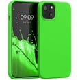 thumbnail image 1 of Étui en Silicone TPU Compatible avec iPhone 13 - Étui de Téléphone Mince avec Finition Douce - Vert Lime, 1 of 8