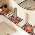 thumbnail image 2 of Yayeee Faucet Mat for Kitchen Sink 30" Diatomite Long Splash Guard Pad, Geometric Circle, 2 of 7