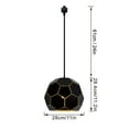 thumbnail image 3 of Kiven H-Type Track Lighting, 3-Light Modern Halo Track Pendant Light with Iron Shade, Track Light Pedant with 24inches Cord for Bedroom Kitchen Island Home Lighting, 3 of 7