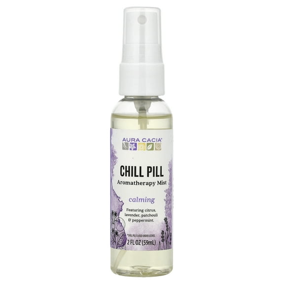 Aura Cacia Chill Pill Essential Solutions Mist 2 oz.