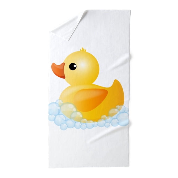 CafePress - Rubber Duck - Large Beach Towel, Soft 30"x60" Towel with Unique Design