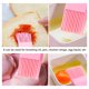 thumbnail image 5 of Kearding 3 uds espátulas de silicona para tartas, crema, mantequilla, raspador, cepillo, resistente al calor, cocina, herramienta de repostería para Herramientas y accesorios para hornear Rosa Kearding HA7735-01B, 5 of 6