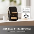 thumbnail image 2 of B21 Label Maker with Tape, 2 inch Portable Thermal Label Printer, Black, 2 of 10