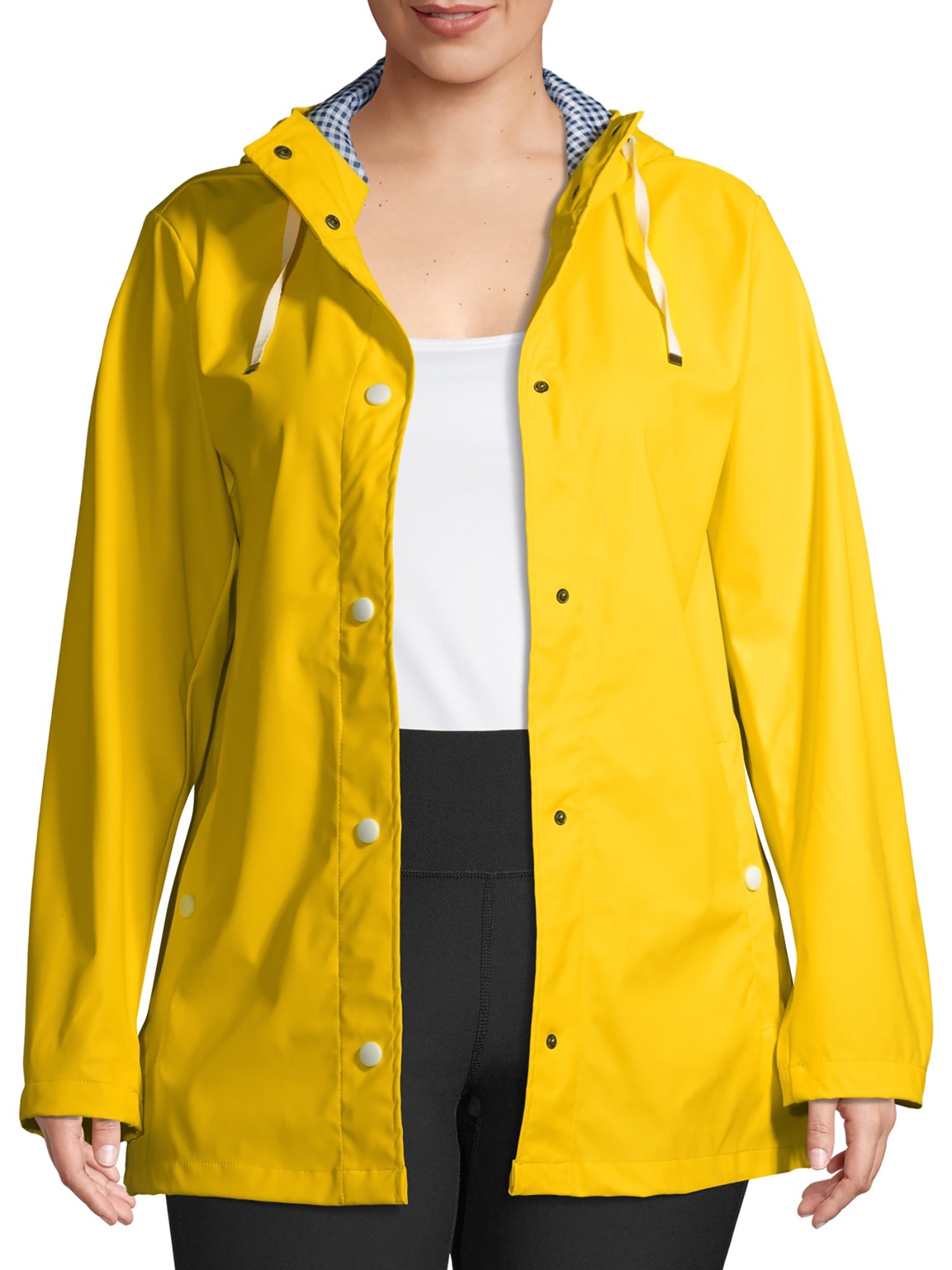 Big Chill Women's Plus Size Slicker Rain Coat - Walmart.com