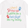 thumbnail image 4 of Inktastic Chess player like Daddy Boys or Girls Long Sleeve Toddler T-Shirt, 4 of 5