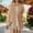 Khaki, variant on Womens Button Down Shirts Linen Cotton Gauze Tops Loose Fit Boyfriend Shirts for Women Fall Button Down Shirts Purple L