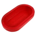 thumbnail image 4 of GOOHOCHY Red Wood Serving Tray MultiFunctional Dessert Tray for Storage Use Large Capacity 13.5 x 8.5 Inches, 4 of 4
