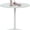 White, variant on 31.5" Dining Table for 2-4 with Enlarged Pedestal Base, Round Bar Table Top, Kitchen Table for Kitchen Living Room Cafe Small Spaces, White
