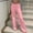 Pink, variant on Tbopshirt Fashion Ladys High Waisted Pants Fashion Women Comfortable Solid Color Leisure Pants High Waist Pants