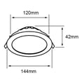 thumbnail image 5 of Lampara Empotrado En Techo Blanco 9w Luz Día 09ydmled001mv65, 5 of 5