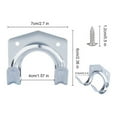 thumbnail image 1 of Gancho De Pared De Almacenamiento Ganchos colgantes de Metal con soporte de suspensión de 5 uds con tornillo para herramienta de garaje de cocina de jardín Hugtrwg Para estrenar, 1 of 8
