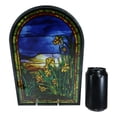 thumbnail image 5 of Ebros Louis Tiffany Daffodils Oyster Bay Stained Glass Art Panel Wall Or Desk Plaque Home Decor, 5 of 6