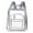 Gray, variant on SDJMa Small Clear Backpack Stadium Approved 13"x16.5"x6.6" Clear Mini Stadium Concert Festival Bag, Transparent Bag with Side Water Holder & Front Zipper Pocket