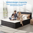 thumbnail image 5 of Vcatnet Queen Mattress, 16.7 inch Hybrid Memory Foam Mattress in a Box with Cooling Gel, Motion Isolation, Pressure Relief, Medium Firm Queen Mattresses, Gray, 5 of 11