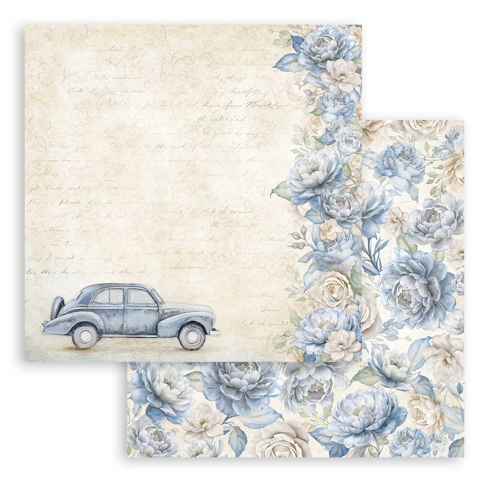 Stamperia Double-Sided Paper Pad 12"X12" 10/Pkg-Timeless, 10 Designs/ 1 Each