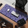 thumbnail image 2 of Long Mouse Pads for Desk,Purple Ethnic Geometric Pattern Desk Mats on Top Of Desks, Desk Mouse Pad Extra Large with 3mm Non-Slip Base and Stitched Edge for Gaming,Office,Work,Home 35.4"x15.7", 2 of 6