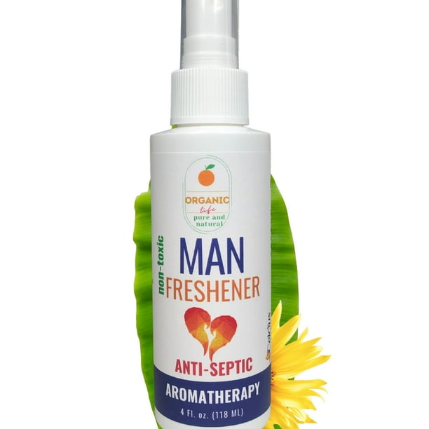 Organic Life Ball Deodorant Spray for Men. Groin Deodorant Crotch Itch