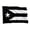 B, variante sur Drapeau de Puerto 12x18 Pi Grand Drapeau Bleu de Puerto Ricains Couleurs Vives Polyester Résistant à la Décoloration avec 2 Laiton Intérieur Extérieur