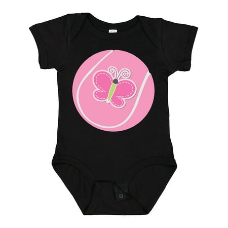 

Inktastic Tennis Pink Ball Gift Baby Girl Bodysuit