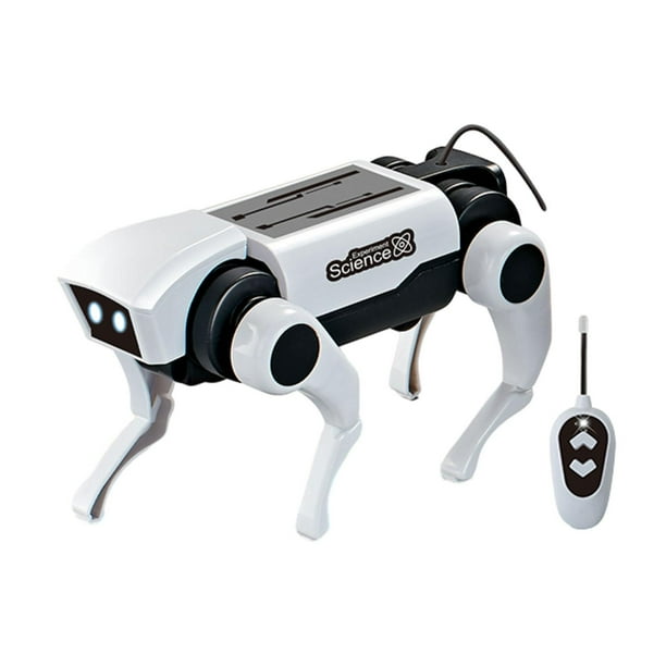 Perro mecánico eléctrico, juguete de Perro Robot, vástago DIY, automontaje, Control remoto, juguete para cachorros, cachorro RC inteligente para