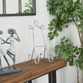 thumbnail image 3 of DecMode Gray Metal Scroll Display Easel, 6" x 10" x 13", 3 of 11