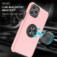 thumbnail image 3 of SZMLOGB Phone Case for iphone 11Pro(5.8") with Ring Holder Shock Resistant Scratch Resistant PC Silicone Heavy Duty Protective Case-pink, 3 of 6