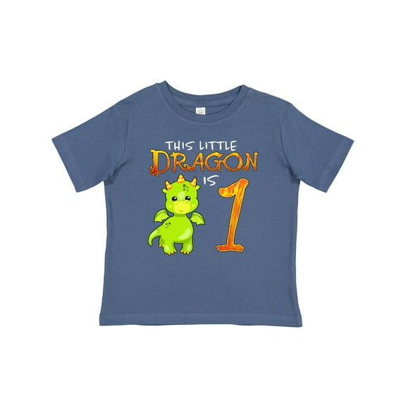 Inktastic Dragon 1st Birthday Turning One Boys or Girls Baby T-Shirt