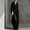 Black, variant on Morttic Women's Elegant Solid Color Long Sleeve V-Neck Wide Leg Jumpsuit with Pockets Casual Beach Vacation & Everyday Wear White,S