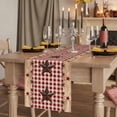 thumbnail image 2 of Country Star Farm 70 Inch Table Runner, Farmhouse Plaid Texas Vintage Fruit Farmhouse Dresser Scarf Cotton & Linen Tablerunner for Dining/Kitchen Island/Holiday Party Décor 13" x 70", 2 of 9
