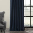 thumbnail image 4 of Half Price Drapes Nocturne Blue Room Darkening Curtains for Bedroom (1 Panel), 50W X 120L, 4 of 6