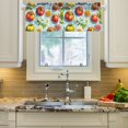 thumbnail image 2 of Yayeee Kitchen Valance Rod Pocket 54" x 18" Living Room Window Curtain, Green Tomatoes, 2 of 6