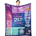 thumbnail image 1 of LHSHID 13th Birthday Gifts For Girls Best Gifts For 13 Year Old Girls Blanket Gifts For 13 Year Old Girl Teenage Girl Gifts For 13 Year Old Girl 13 Year Old Girl Gift Ideas Bday Decor 40x50in, 1 of 6