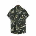 thumbnail image 6 of Titcea Hawaiian Shirts Men Short Sleeve Lapel Stylish Palm Tree Print Shirt Loose Comfort Summer Beach Vacation Tops, M-3XL, 6 of 8