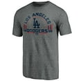 thumbnail image 2 of Men's Gray Los Angeles Dodgers Team Freedom Tri-Blend T-Shirt, 2 of 3