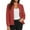 Brick Red #728, variant on Bomber Jackets for Women Jacket Casual Coat Zip Up Outerwear Windbreaker With Pockets Light Jackets