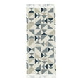 thumbnail image 3 of Foulard à Franges pour Femmes, Motif Abstrait Triangle, Châle Long, Léger et Chaud, 3 of 6
