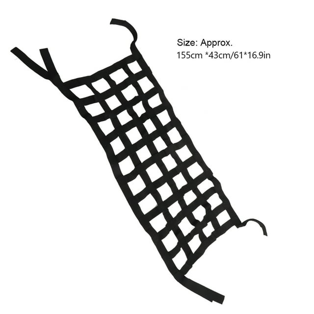 Roof Car Roof Hammock Rear Trunk Mesh Storage Organizer Net Multifunction