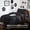 Black, variant on 7PC Campus Ready Dorm Twin XL Bedding Bundle, Solid Comforter, Cotton & Down Bed Pillows and Sheet Set - Mint
