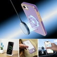 thumbnail image 5 of Dteck Magnetic for iPhone 16E (2025), Shockproof Ultra Slim Plating Electroplated PC TPU Drop-Resistant Cover Stylish Anti-Scratch Protection Shell Support Wireless Charging Cover, Darkpurple, 5 of 7
