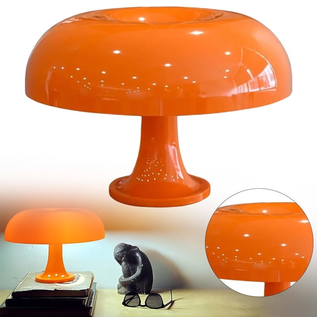 Lamp Dimmable Table Lamp With 3 Lighting 70s Retro Mid Century Light Donut Light For Bedroom Cool Home Decor Aesthetic Light
