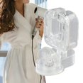 thumbnail image 4 of Wall Mounted Hair Dryer Holder Hands-Free Detachable Blow Dryer Suction Cup Stand Home Light Luxury Hair Dryer Storage Artifact, 4 of 10