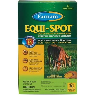 Farnam EQUI-SPOT Spot-on Protection for Horses 6 Week Supply 0.34 Fl Oz