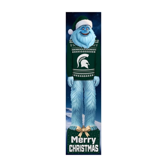 Michigan State Spartans 48" Yeti Christmas Leaner