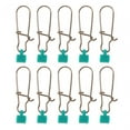 thumbnail image 1 of LOVIVER 10 Pcs Poids de Ligne de Pêche pour Éviers, Connecteurs Verts, 1 of 8