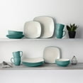 thumbnail image 2 of Noritake Colorwave Turquoise 16-Piece Square Dinnerware Set, Service for 4, 2 of 7