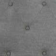 thumbnail image 3 of Mellow MAVN Upholstered Platform Bed, Modern Tufted Headboard, Real Wooden Slats and Legs, Dark Grey, Full, 3 of 8