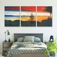 thumbnail image 5 of SHANXI Art Wall Herb Dickinson 'Whidbey Island' Gallery Wrapped Canvas 12"x16"x3pcs, 5 of 6